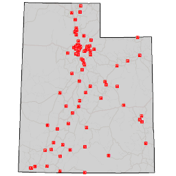 map Liquor stores