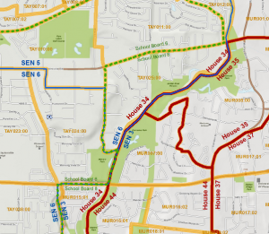 Political and Precinct Boundaries sample